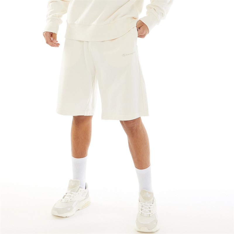 Champion Mens Eco Future Long Bermuda Shorts Beige