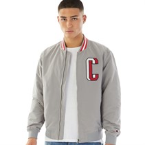 Champion Mens Bomber Jacket Grey