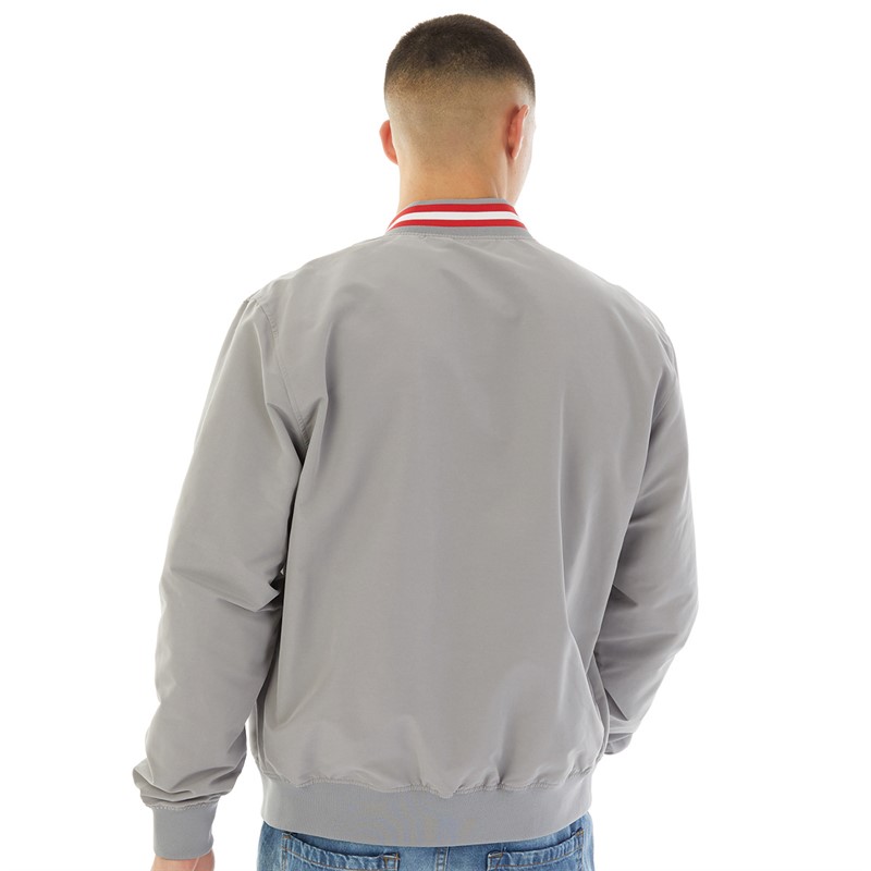 Champion Mens Bomber Jacket Grey