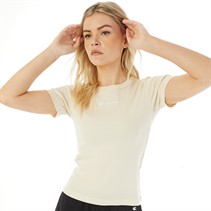 Champion Womens Eco Future Crew Neck T-Shirt Sand