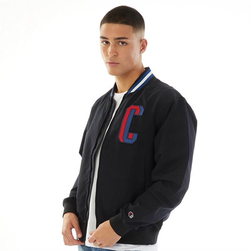 Champion Mens Bomber Jacket Black