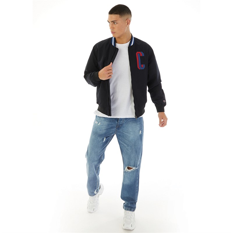 Champion Mens Bomber Jacket Black