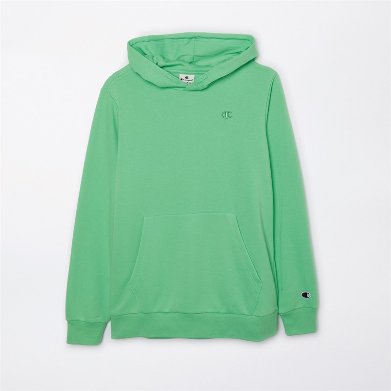 Champion Sweat-Shirt à Capuche Junior Garçon Rochester Logo Vert