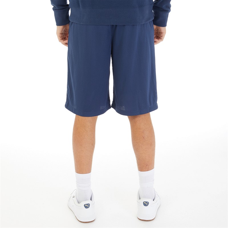 Champion Heren Rochester Bookstore Lange Bermuda Shorts Marineblauw