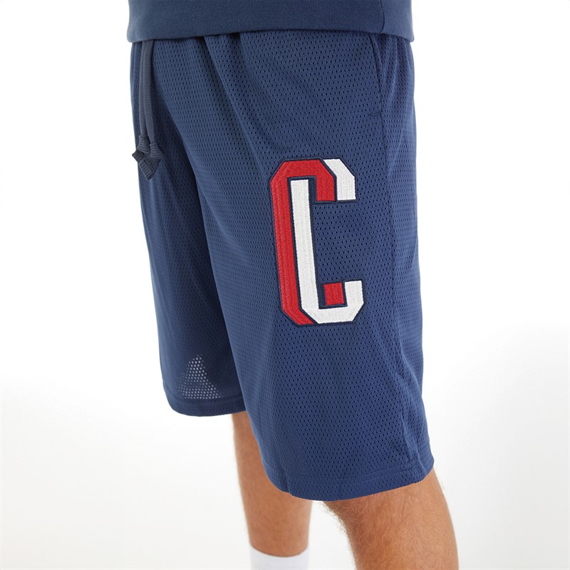 Champion Heren Rochester Bookstore Lange Bermuda Shorts Marineblauw