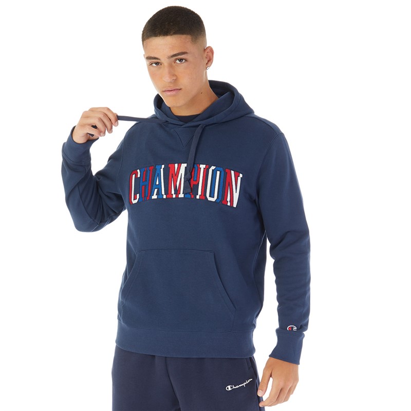 Champion Sweat-Shirt à Capuche Rochester Bookstore Bleu Marine homme