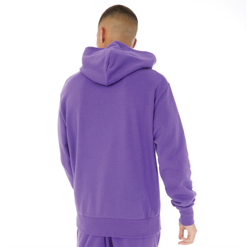 Champion Herren Kapuzenpullover Kleines Logo Lila Eco Future