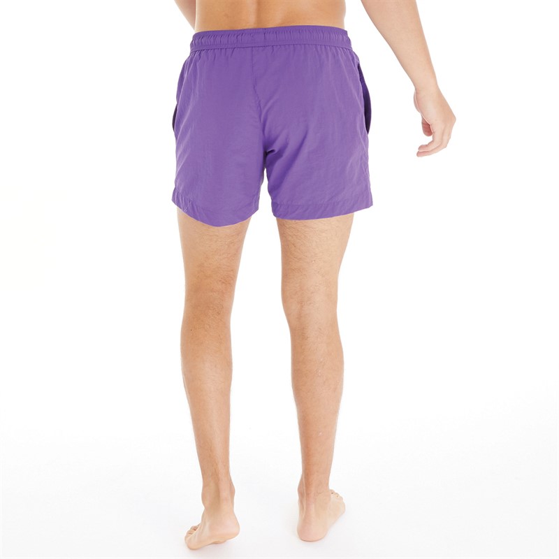 Champion Herren Strandshorts Lila mit kleinem Eco Future Logo