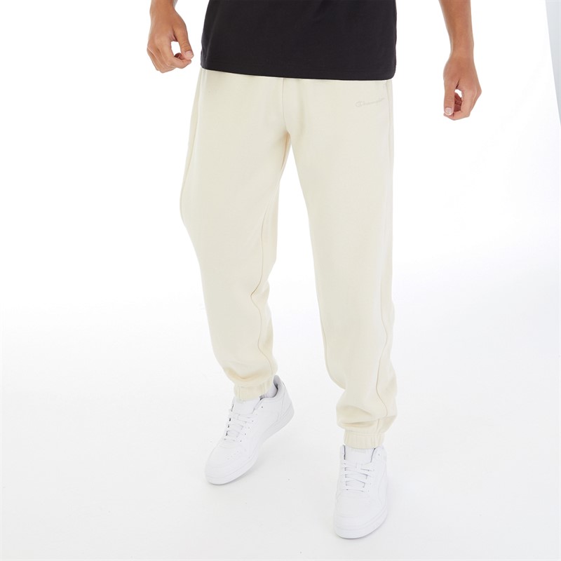 Buy Champion Mens Rochester Eco Future Small Logo Elastic Cuff Sweat Pants Sand