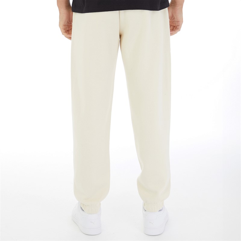 Champion Mens Rochester Eco Future Small Logo Elastic Cuff Sweat Pants Sand