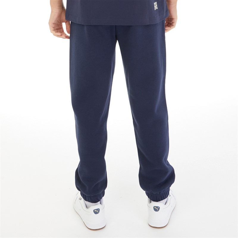 Champion Mens Rochester Eco Future Small Logo Sweat Pants Navy Blue