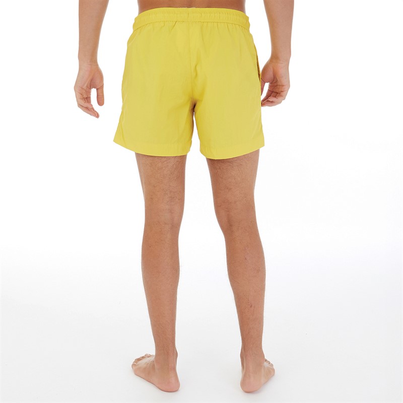 Champion Mens Rochester Eco Future Small Logo Beach Shorts Yellow