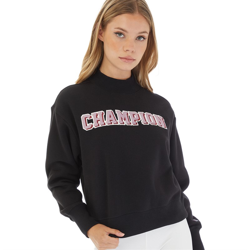 Champion hoodie women's crew neck best sale