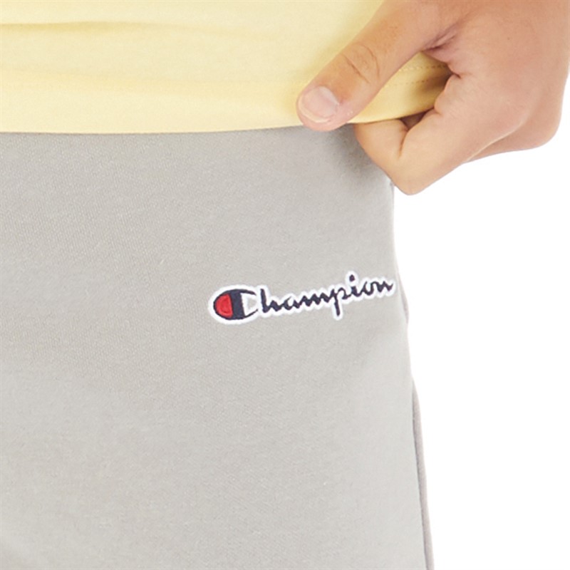 Champion Mens Rochester Small Logo Elastic Cuff Sweat Pants Grey