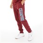 Champion Mens Rochester Collegiate Logo Rib Cuff Sweat Pants Red