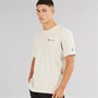 Champion Mens Icons Small Logo T-Shirt Off White