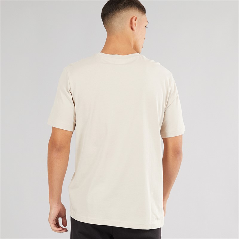 Champion Mens Icons Small Logo T-Shirt Off White