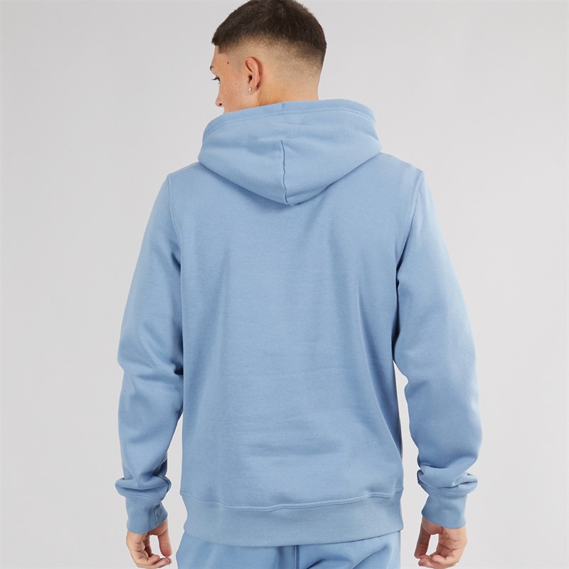 Champion Mens Logo Hoodie Blue