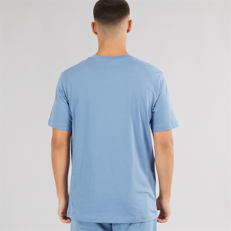 Champion Mens Icons Small Logo T-Shirt Blue