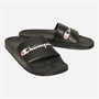 Champion Mens Varsity Logo Slides Black