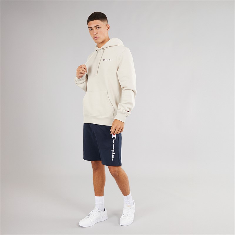 Champion Mens Icons Hooded Sweatshirt Off White