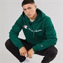 Champion Mens Icons Logo Hoodie Green