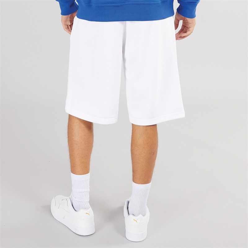 Champion Mens Bermuda Logo Shorts White