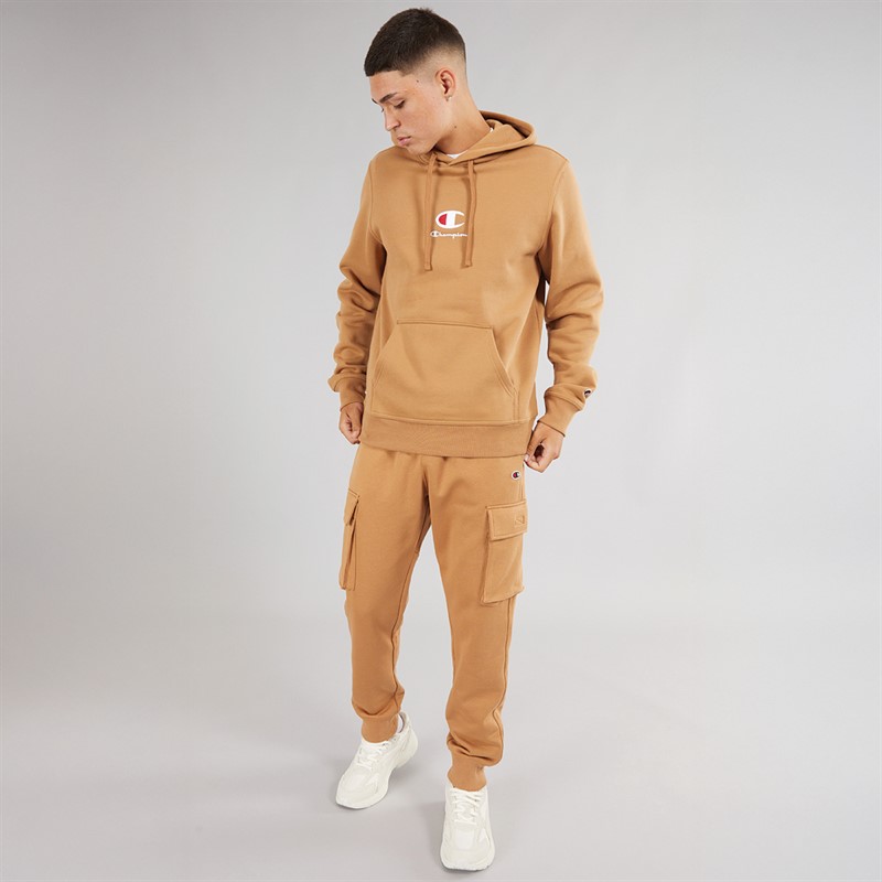 Champion Mens Icons Rib Cuff Cargo Pants Light Brown
