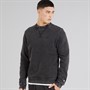 Champion Mens Icons Washed Logo Crew Neck Sweatshirt Black