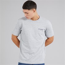 Champion Mens Graphic Shop Logo T-Shirt Heather Grey