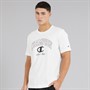 Champion Mens State Of Play Varsity Logo T-Shirt White