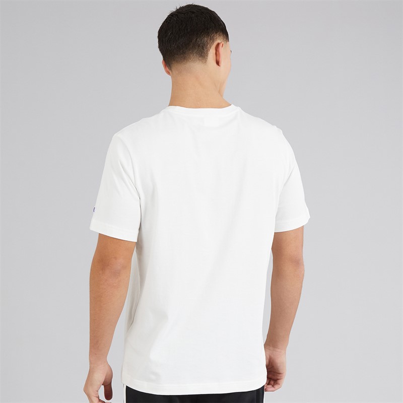 Champion Mens State Of Play Varsity Logo T-Shirt White