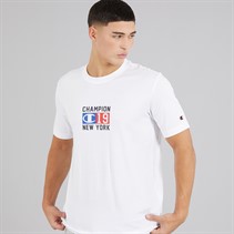Champion Mens C-table Graphic Logo T-Shirt White