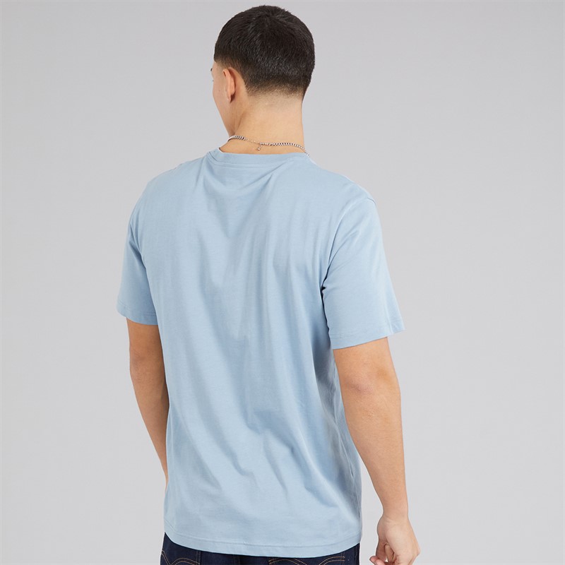 Champion Mens State Of Play Varsity Logo T-Shirt Light Blue