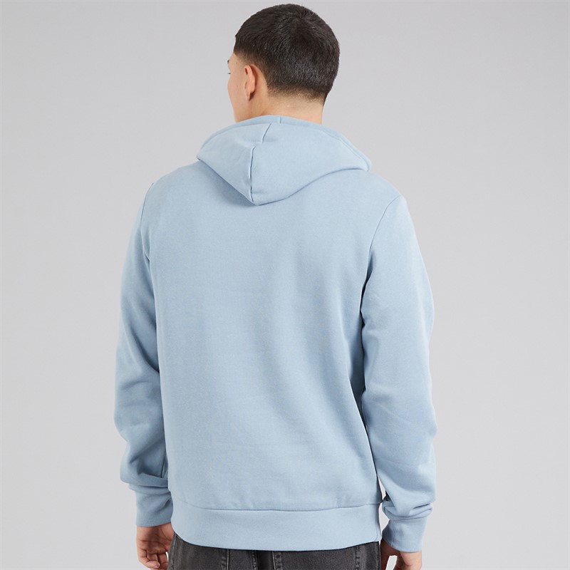 Champion Mens Graphic Shop Logo Hoodie Light Blue