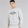 Champion Mens Graphic Shop Logo Sweatshirt Heather Grey
