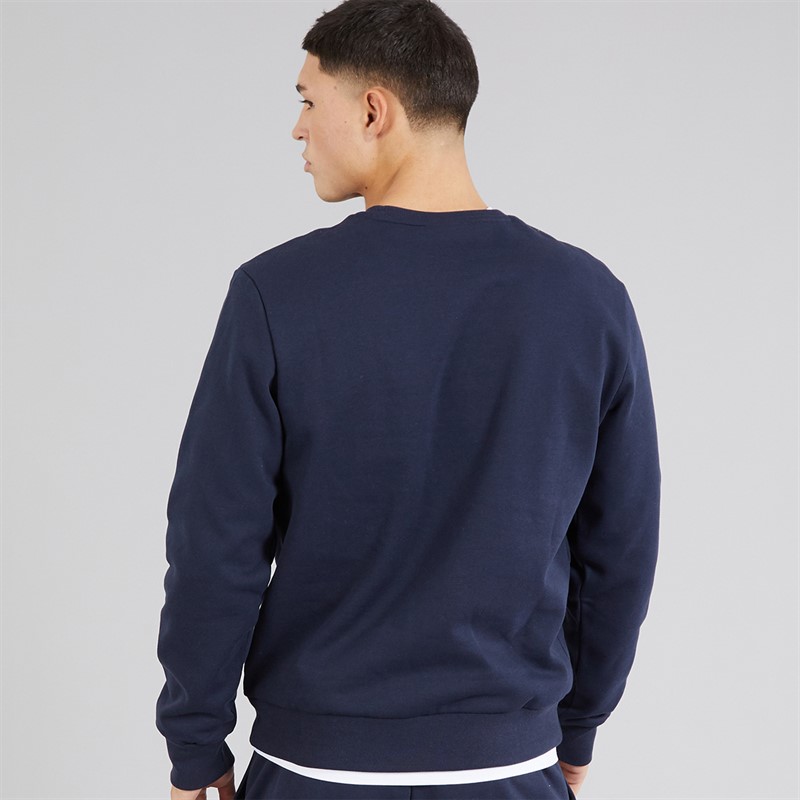 Champion Mens Graphic Shop Logo Sweatshirt Navy