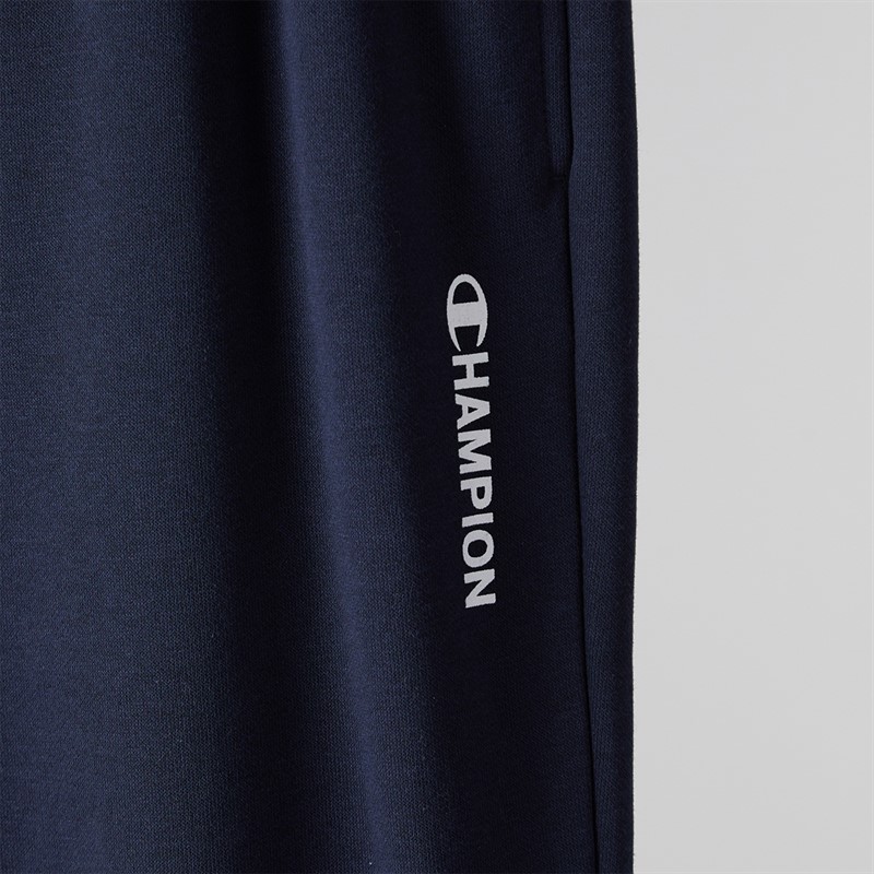 Champion Mens Graphic Shop Logo Cuffed Joggers Navy