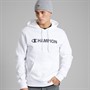 Champion Mens Graphic Shop Logo Hoodie White