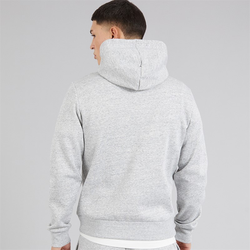 Champion Mens Graphic Shop Logo Hoodie Heather Grey