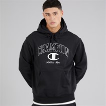 Champion Mens State Of Play Varsity Logo Hoodie Black