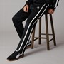 Champion Mens State Of Play Logo Straight Hem Track Pants Black/White