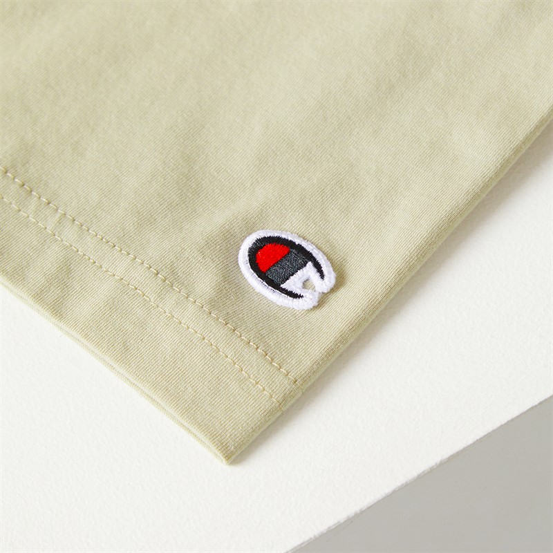 Champion Mens C-Table Graphic Logo T-Shirt Beige