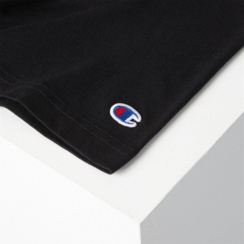 Champion Mens State Of Play Varsity Logo T-Shirt Black