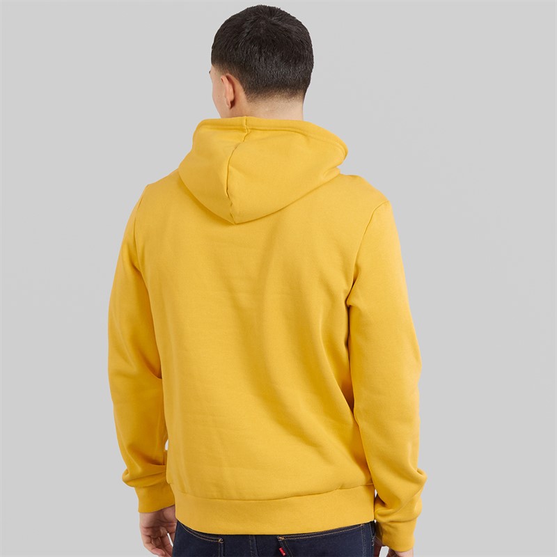 Champion Mens Graphic Shop Logo Hoodie Yellow