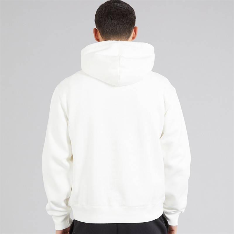 Champion Mens State Of Play Varsity Logo Hoodie White