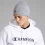 Champion Mens Logo Beanie Hat Heather Grey