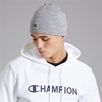 Champion Mens Logo Beanie Hat Heather Grey