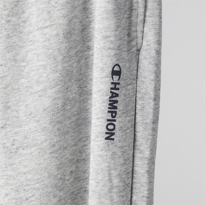 Champion Mens Graphic Shop Logo Cuffed Joggers Heather Grey