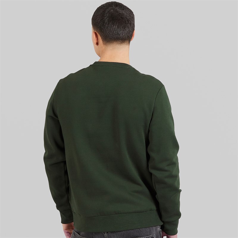 Champion Mens Graphic Shop Logo Sweatshirt Military Green